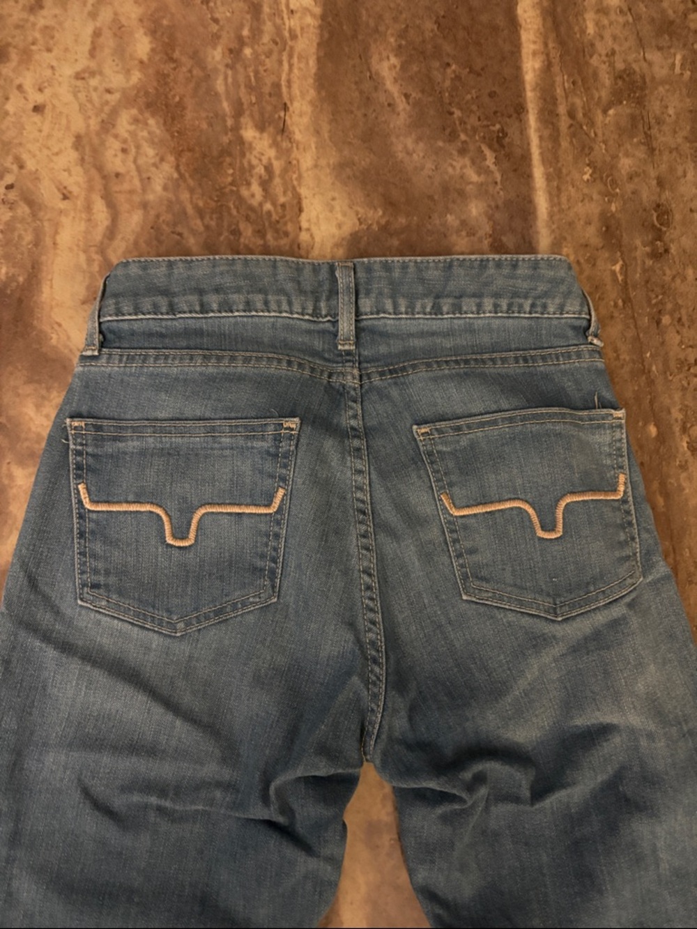 Kimes Ranch Blue Denim Jeans with Interior Label